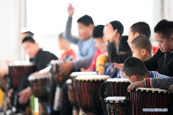 CHINA-HEILONGJIANG-MUDANJIANG-SPECIAL EDUCATION-MUSIC CLASS (CN)